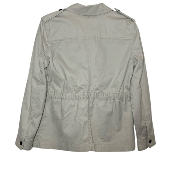 Banana Republic Utility Jacket Size Small Beige Button Up NWT - Picture 10 of 11